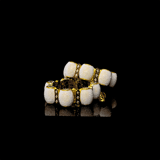 Introducing our exquisite Traditional Gajra Pair - (KMB0576)