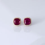 Radiant ruby and diamond tops crafted to add timeless elegance, vibrant luxury, and dazzling sparkle to every special occasion.(KCA-20)