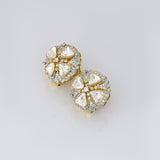 Beautiful fusion-style tops featuring sparkling Polki and round diamonds, crafted in a modern elegant design for timeless beauty and everyday luxury.(KME2506)