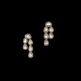 Discover versatile elegance with this fusion-style 3-line necklace and earring pair, featuring dazzling uncut and round diamonds. Each line is detachable, allowing you to wear it three unique ways—perfect for every occasion and mood.(KMNE3606)