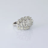 Beautiful mixed-shape diamonds set in gold, creating a stylish ring with timeless sparkle and charm.(PGDR0512)