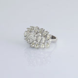 Beautiful mixed-shape diamonds set in gold, creating a stylish ring with timeless sparkle and charm.(PGDR0512)