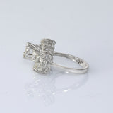 Beautiful mixed-shape diamonds set in gold, creating a stylish ring with timeless sparkle and charm.(PGDR0512)