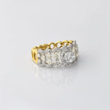 Sparkling diamonds beautifully arranged in this statement ring, offering timeless elegance and brilliant shine.(PGDR0513)