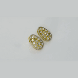 A graceful fusion of Diamond Polki and diamonds, crafted for timeless elegance and sparkle.(WDN1267)