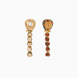Necklace 2 Line with Unshape Polki Diamond-KMNE2828