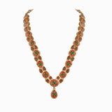 Necklace with Uncut Polki Diamond-KMNE2860