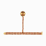 Hathphool with Uncut Diamond (Handwork Enamel Ekposta) - KMHP0012