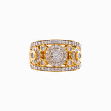Ring with Round Cut Diamond - PGDR0301