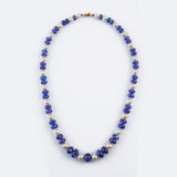 Tanzanite with South sea pearls string necklace  STRG010