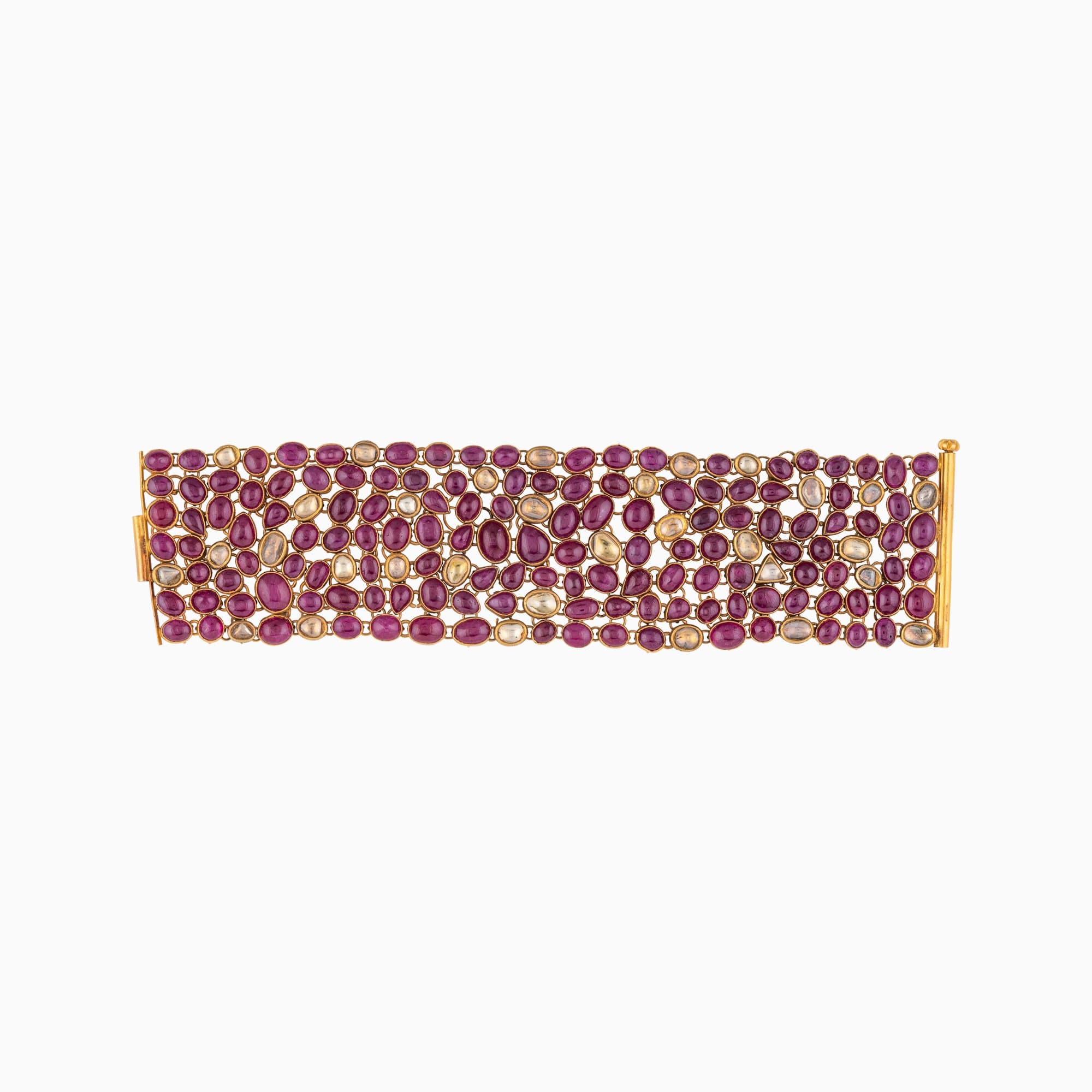 Ruby Cab Gold Bracelet - KMBR0063