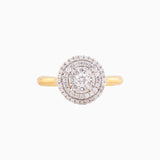 Ring  with Round Cut Diamond-PGDR0298