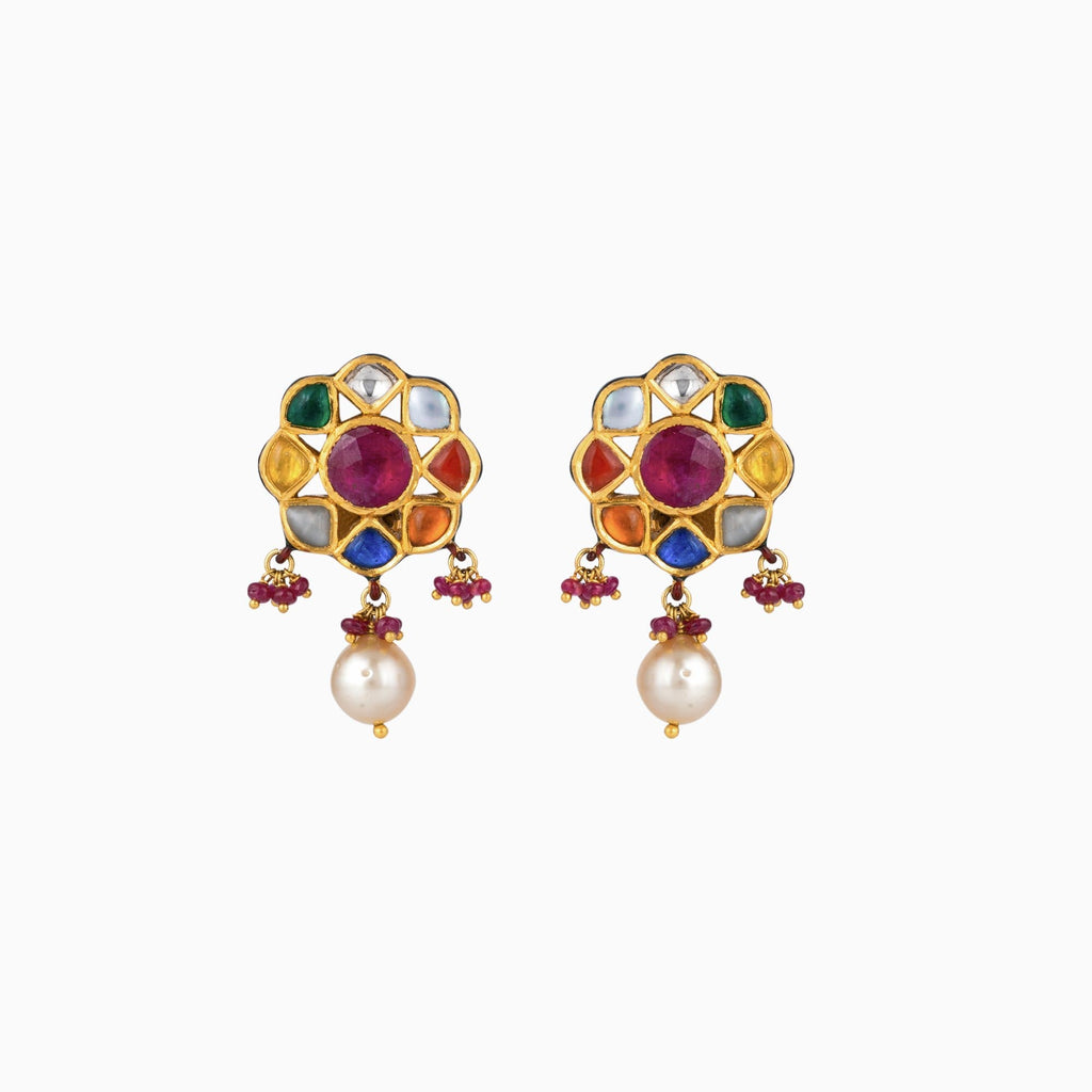 Buy Designer Earrings Online In India From Divas Mantra | Silver Earrings  Online