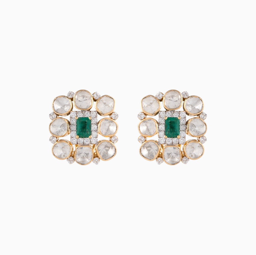 Amazon.com: Allereyae Vintage Rhinestone Emerald Earrings Green Crystal  Earrings Gemstone Crystal Drop Earrings Green Rhinestone Stud Earrings  Jewelry for Women and Girls