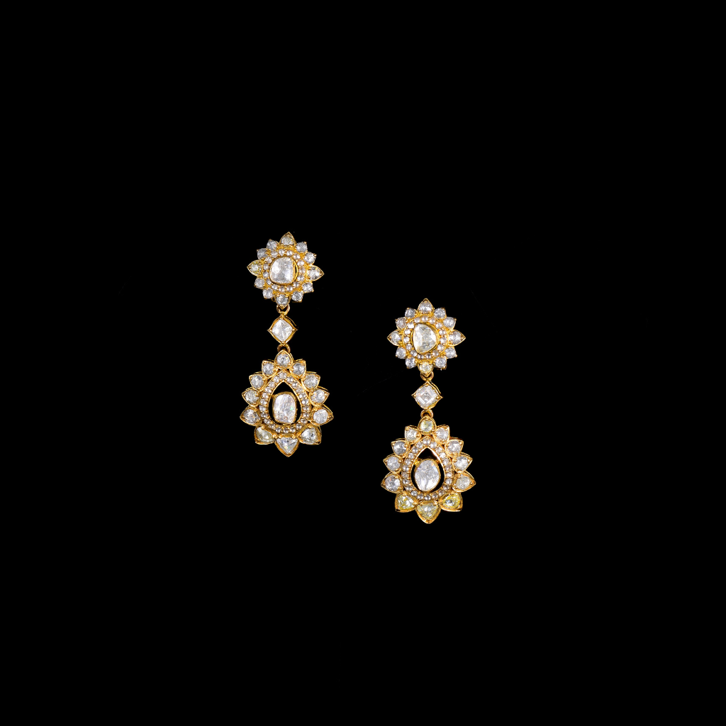 Uncut earrings hangings new arrivals