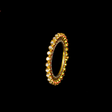 Kada (bangri) with uncut diamond in multi colour artistic enameled on both sides. - KMB0511