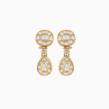 Earring Pair with Uncut Diamond-KMNE2860