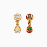 Earring Pair with Uncut Diamond-KMNE2860